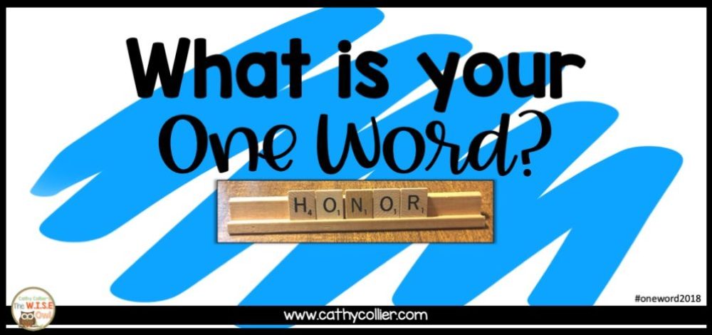 #oneword2018 – What is the One Word for the Best New Year?