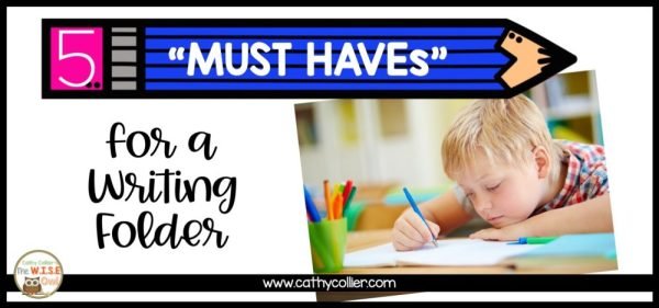 5 Must Haves For Productive Writing Folders In Kindergarten | The WISE Owl