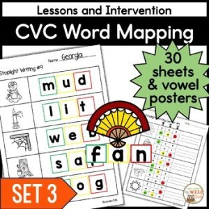 CVC Word Mapping Practice Phonemes Small Group Intervention Science Of Reading