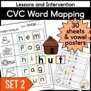 CVC Word Mapping Practice Phonemes Small Group Intervention Science Of Reading