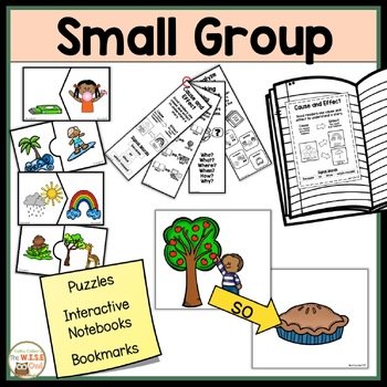 Cause and Effect Reading Comprehension Unit Kindergarten & 1st Grade Centers - Image 3