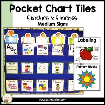 Center Signs for Literacy Workstations Classroom Literacy Centers Posters - Image 3