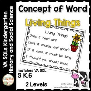 Concept of Word Living Things | Intervention