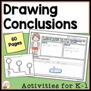 Drawing Conclusions | Reading Comprehension Activities for Kindergarten & 1st