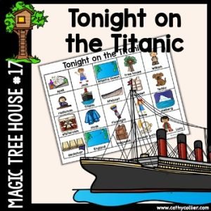 Magic Tree House Tonight on the Titanic #17 Book Companion Activities K-2