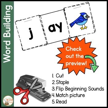 Memorial Day Activities for Writing and Word Work Phonics 4 Square - Image 4