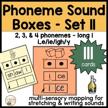 Multi-Sensory Phoneme Sound Boxes Set 11 | long I patterns | Word Mapping