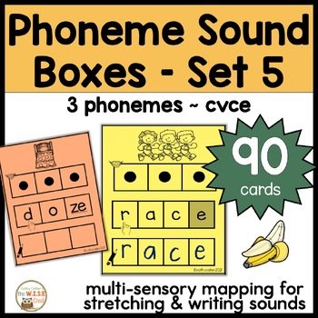 Multi-Sensory Phoneme Sound Boxes Set 5 | CVCe | Orthographic Mapping