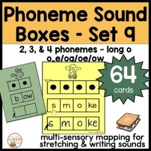 Multi-Sensory Phoneme Sound Boxes Set 9 | long o patterns | Orthographic Mapping