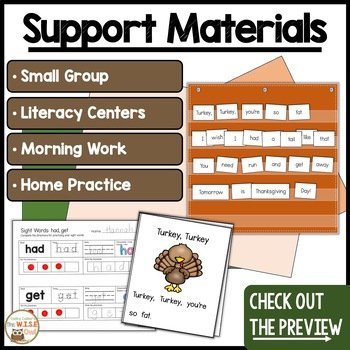 Poem of the Week Sight Word Practice Shared Reading NOVEMBER CURRICULUM Lessons 4 Poem of the Week Sight Word Practice Shared Reading NOVEMBER CURRICULUM Lessons - Image 4