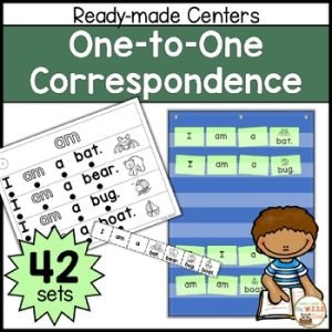 Sight Word Activities: One-to-One Correspondence & Word Matching | Pre K - 1st