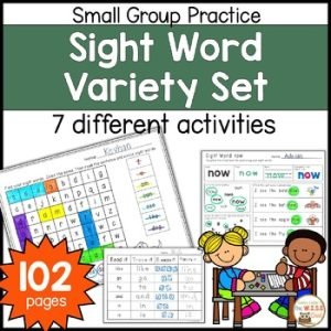 Sight Word Variety Set | Ready-to-Print Activities