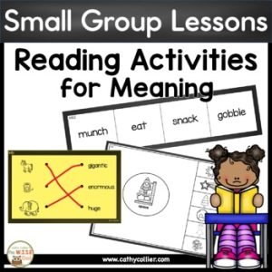 Small Group Reading Activities for Meaning | Lessons for K-1