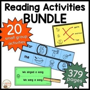Small Group Reading Lessons to build Meaning, Visual, and Structure K-1st Grade