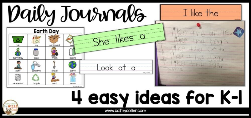 Daily Journals 4 Easy Ideas in K-1